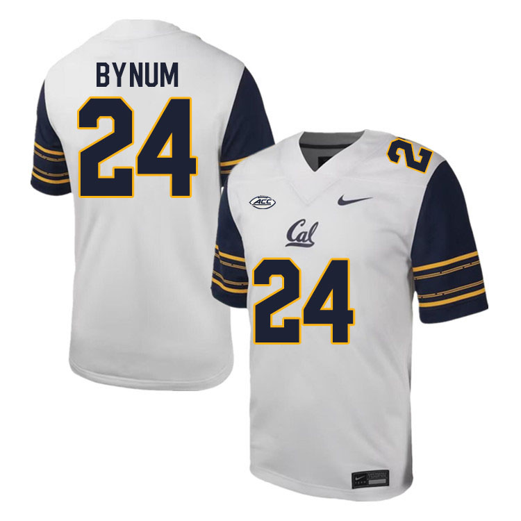 California Golden Bears #24 Camryn Bynum ACC Conference College Football Jerseys Stitched Sale-White